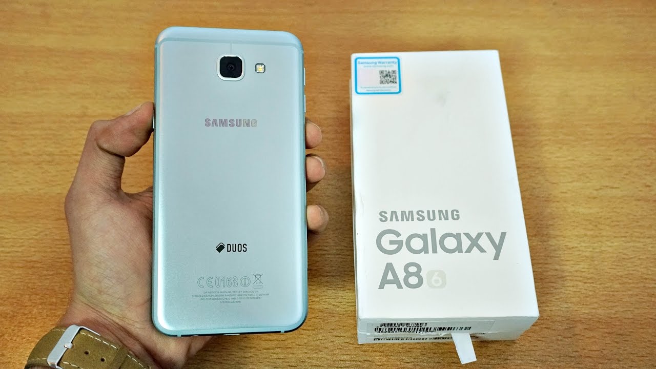 Samsung Galaxy A8 (2016) — распаковка и первый взгляд! (4K)