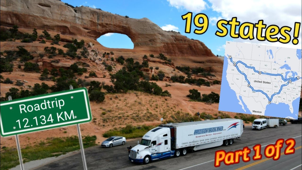 Long haul trucking trip, 12.134 km door 19 states! Part 1 of 2 (English Subs, Ep.21)