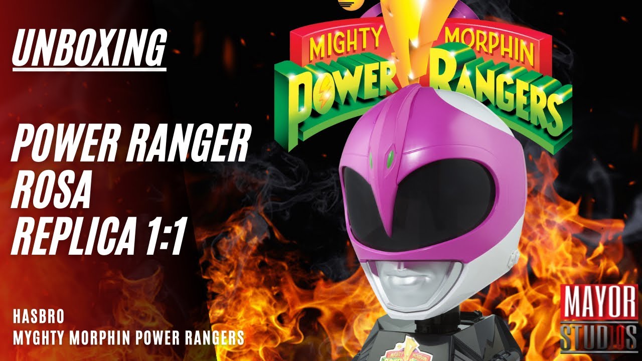 UNBOXING PINK RANGER CASCO DELUXE REPLICA ESCALA 1:1!! POWER RANGERS LIGHTNING COLLECTION!!