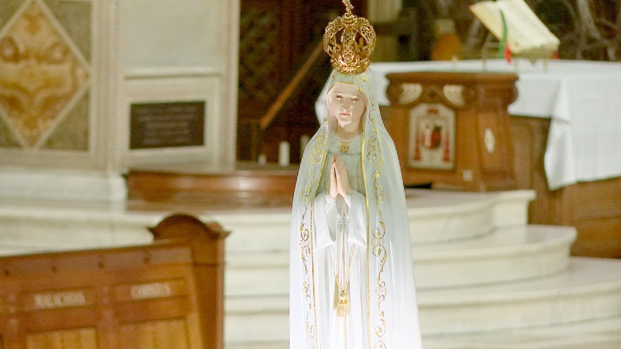 Our Lady of Fatima Farewell Procession.  A Day With Mary
