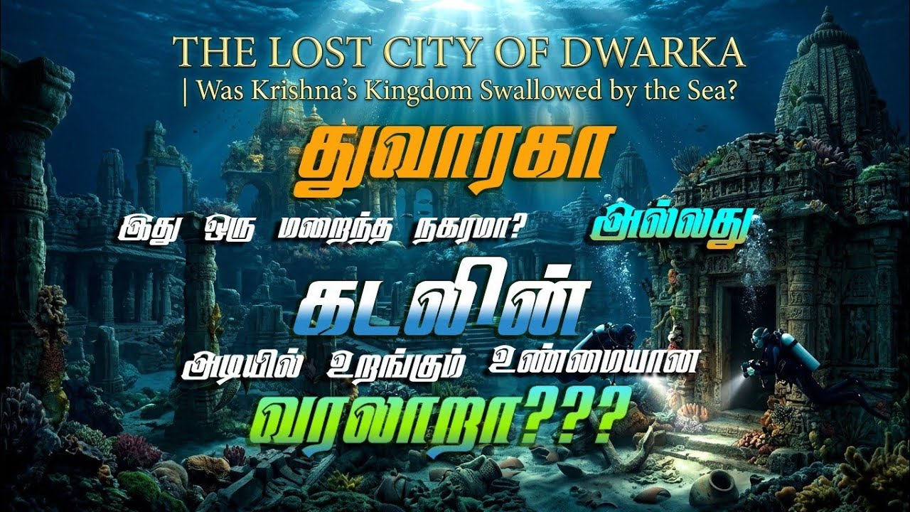 The Lost City of Dwarka | Was Krishna’s Kingdom Swallowed by the Sea? #Mahabharata#Underwater city