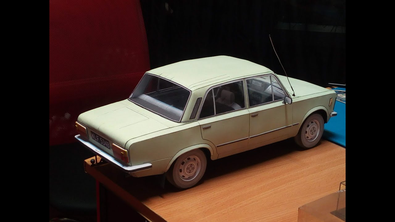 Paper model / model kartonowy: FSO 125p 1.5 L MR'83