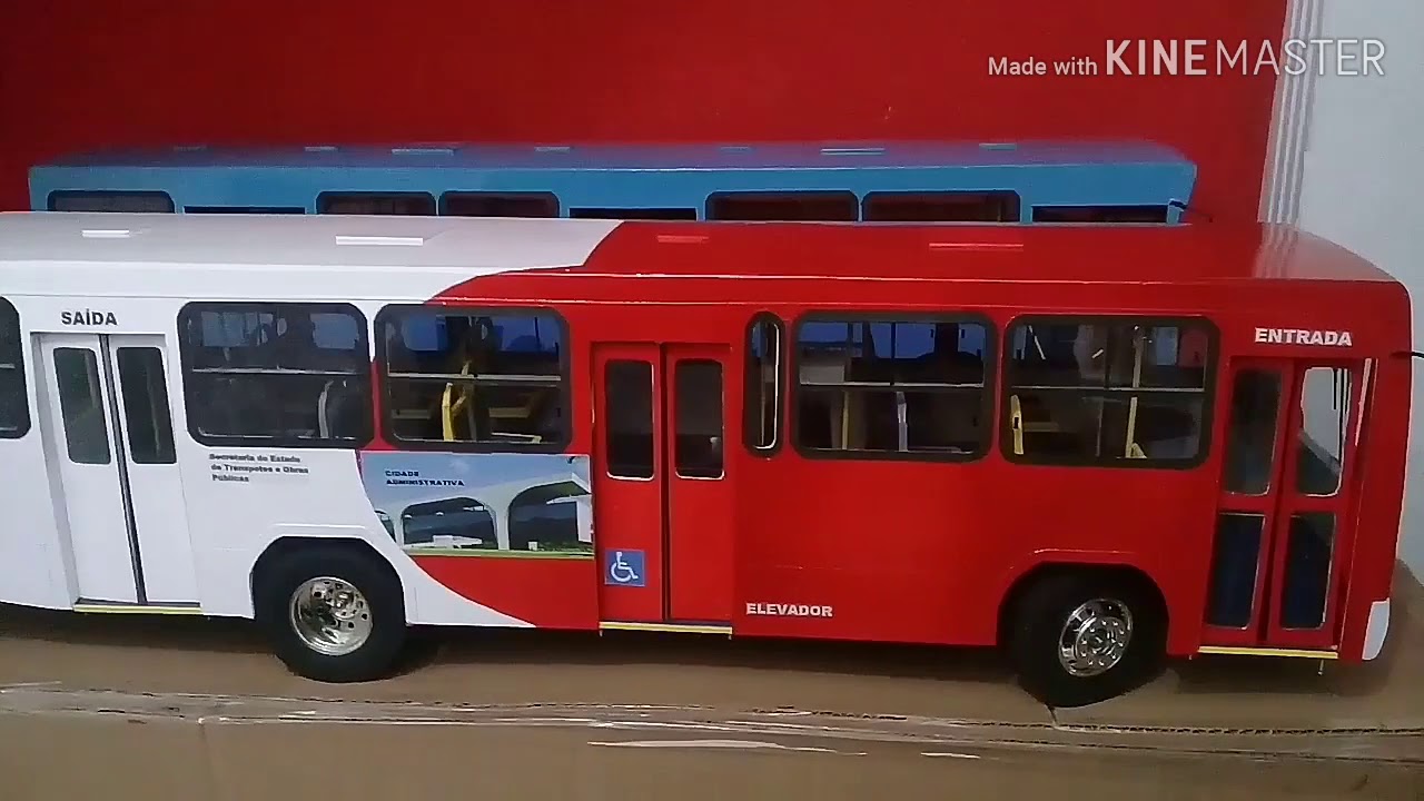 Ônibus rc escala 1/14