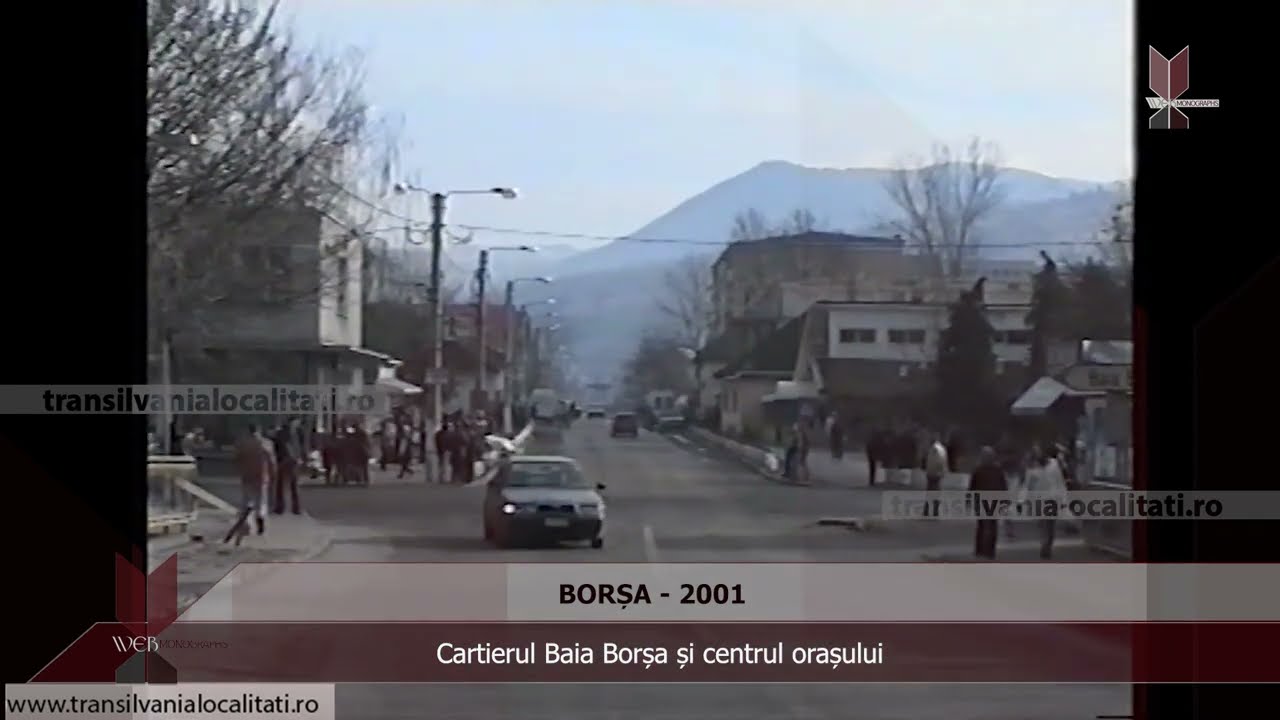 BORȘA (2001) -  Cartierul Baia Borșa și centrul orașului