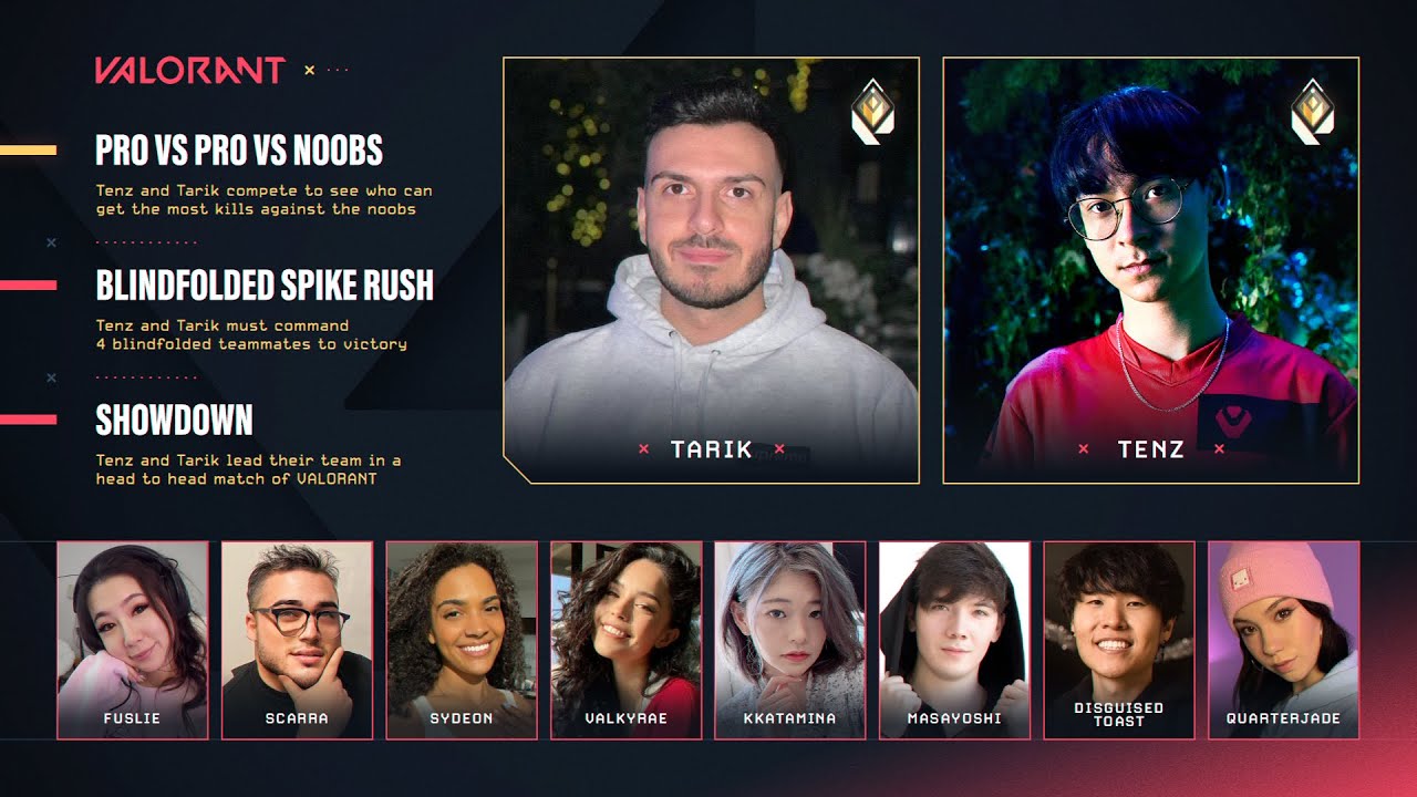 Tarik vs Tenz - Pro vs Pro vs Noobs - Toast VOD 04/25/2022