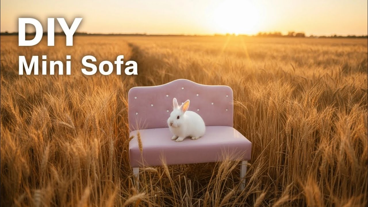 DIY Mini Sofa step by step | Мини-Диван своими руками #diy #своимируками 