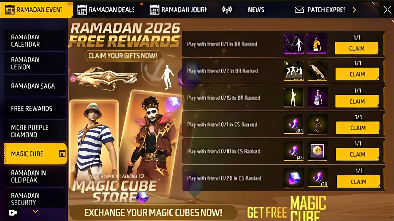 RAMADAN EVENT REWARDS + MAGIC CUBE 🔥 -para SAMSUNG,A3,A5,A6,A7,J2,J5,J7,S5,S6,S7,S9,A10,A20,A30,A50