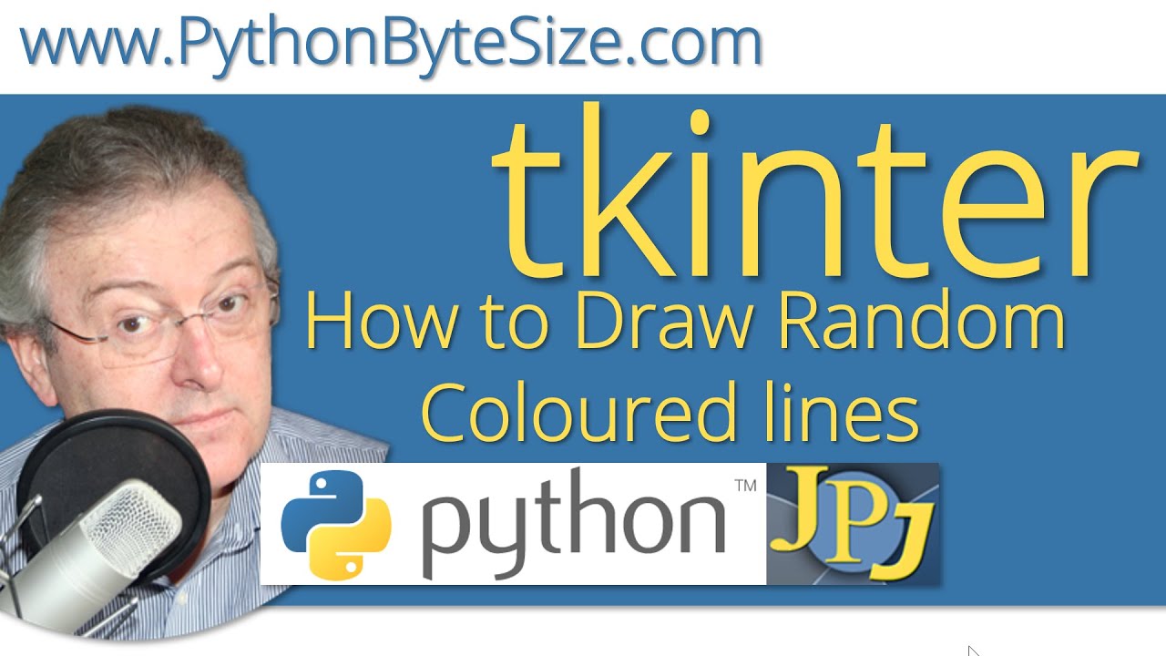 How to draw Random Coloured lines in Python tkinter