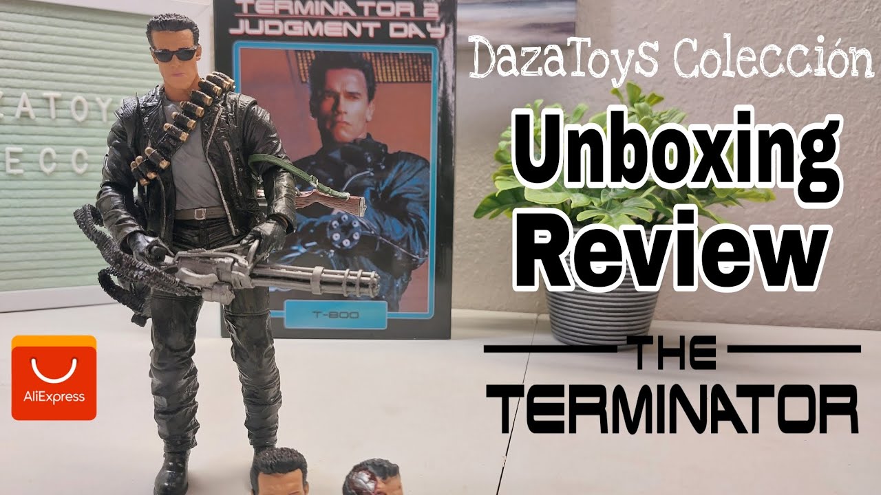 Figura Bootleg del T-800 Terminator 2 “NECA” UNBOXING y REVIEW “DazaToys Colección”