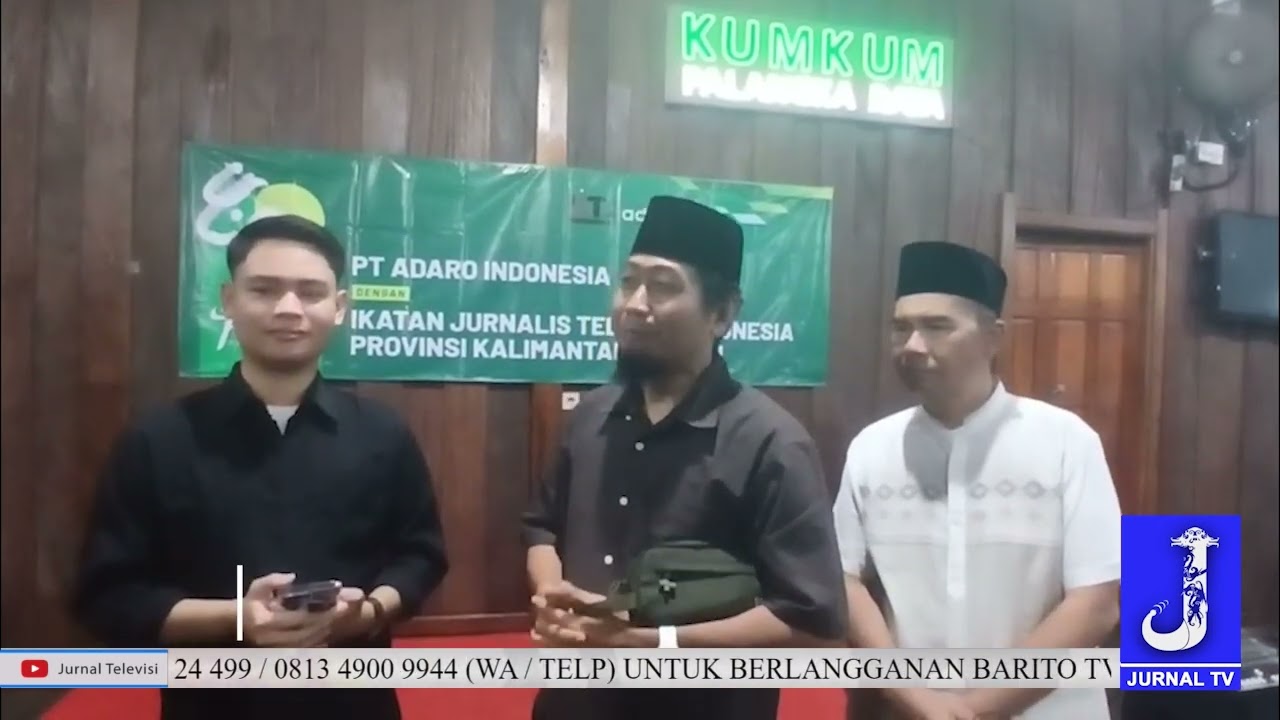 IJTI DAN IKJTV KALTENG BERSAMA PT ADARO INDONESIA BERBAGI TAKJIL DAN BUKA PUASA BERSAMA