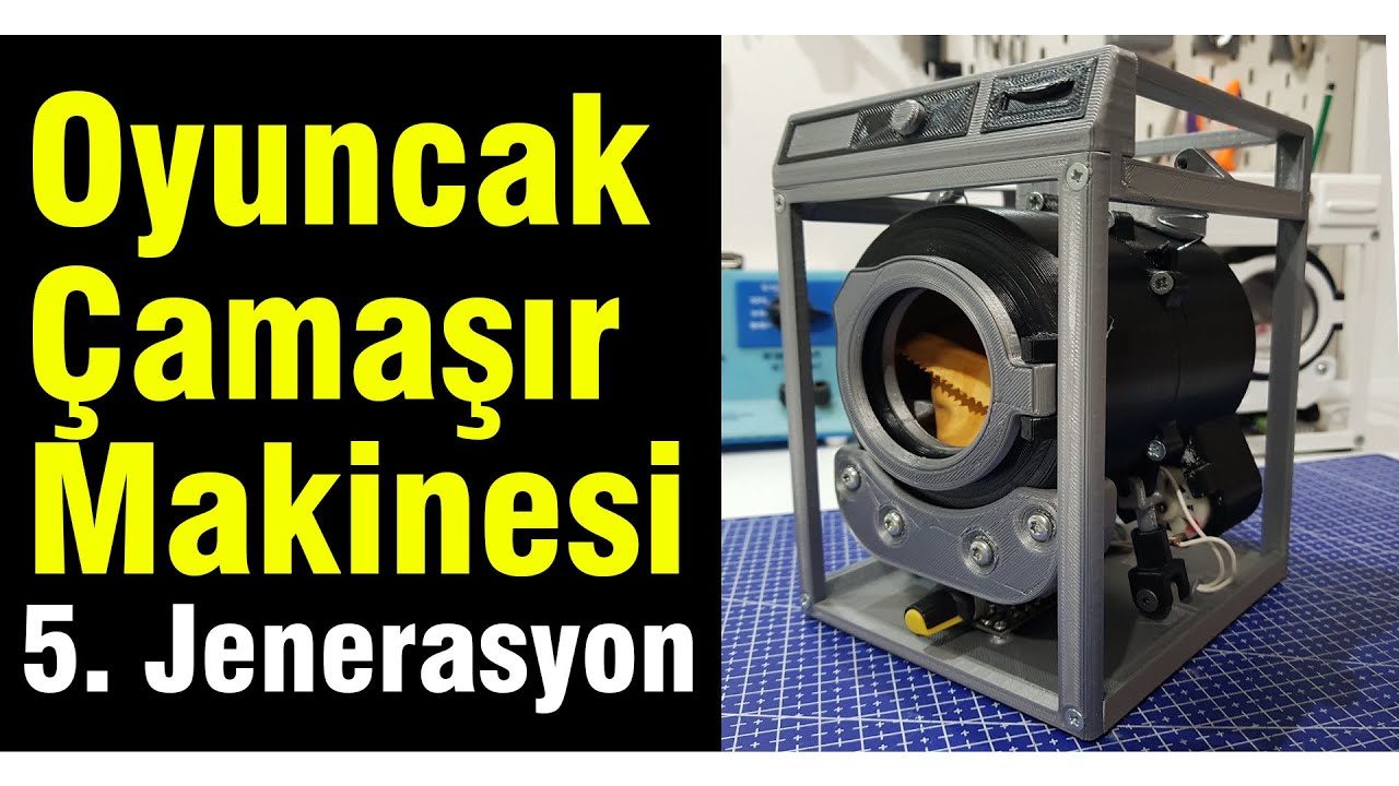 5. Jenerasyon Oyuncak Çamaşır Makinesi (Karşılaştırma ve Hız Denemeleri)