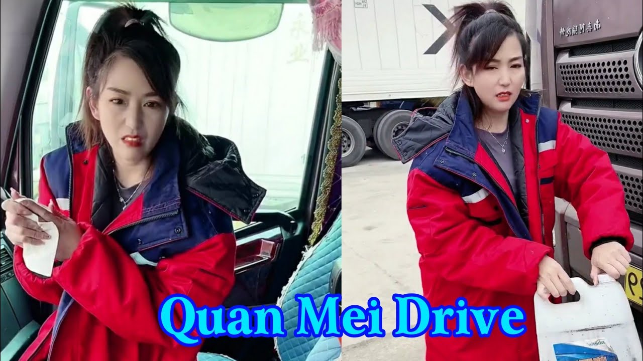Холодная зима не останавливает молодую женщину-водителя Цюаньмей