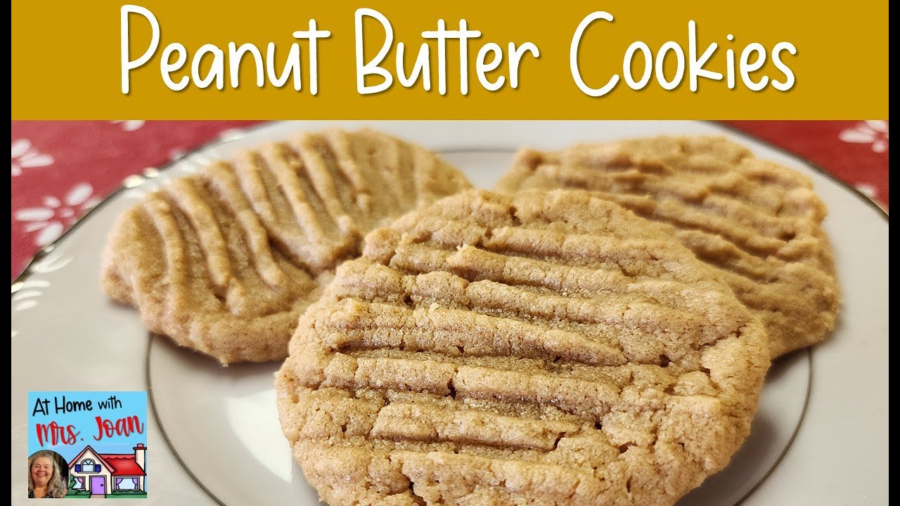 Three Ingredients Peanut Butter Cookies