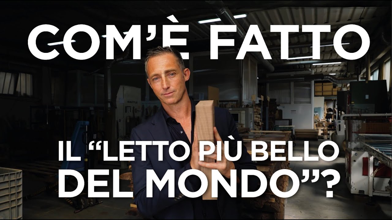 Come &egrave; fatto un letto di design? Il making of del letto in legno massello Bowery