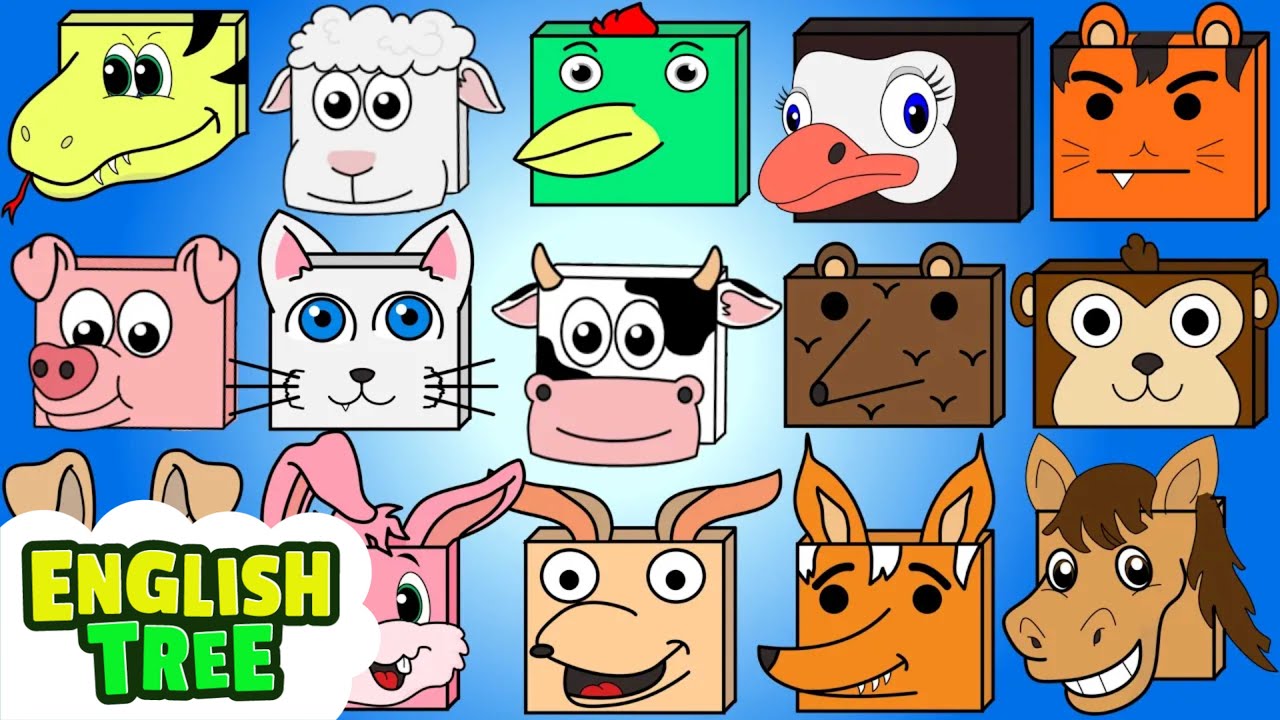 Animal Sounds Song | English Tree TV