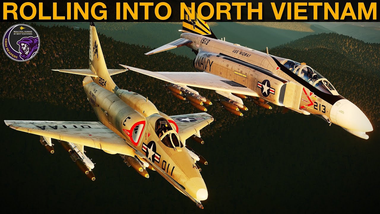 1967 Vietnam War: Operation Rolling Thunder | DCS Reenactment Mission