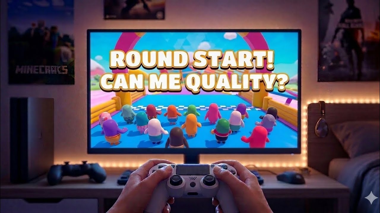 🎮 تحدي التأهل في Fall guys! كان لازم أركز أكتر من كده!