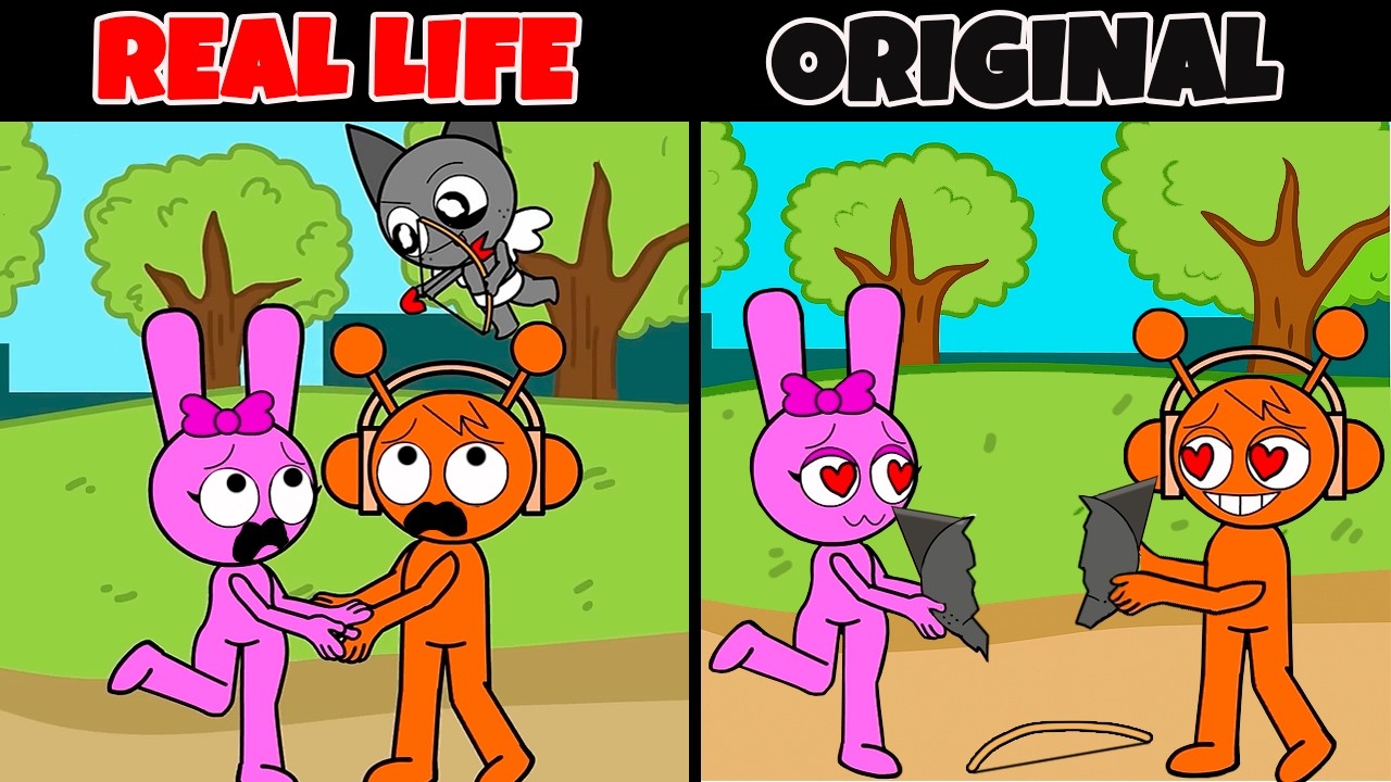 Oren and Pinki 💖 Love Has No Barriers | Original vs Plush Toys