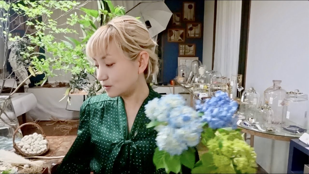 【紫陽花水揚げ方法】l'atelier bois アトリエボア