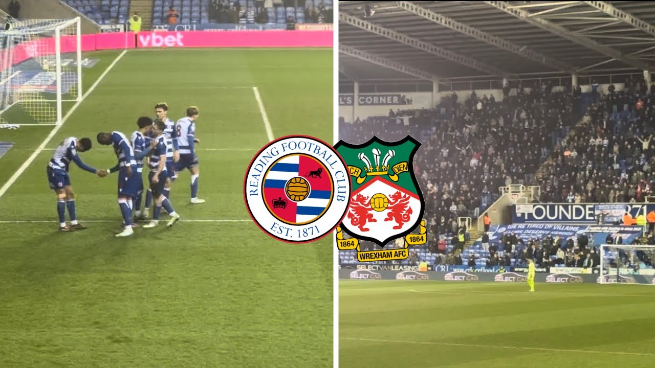 ELECTRIC ATMOSPHERE￼ AS READING WIN AGAINST WREXHAM | reading v Wrexham | *VLOG*