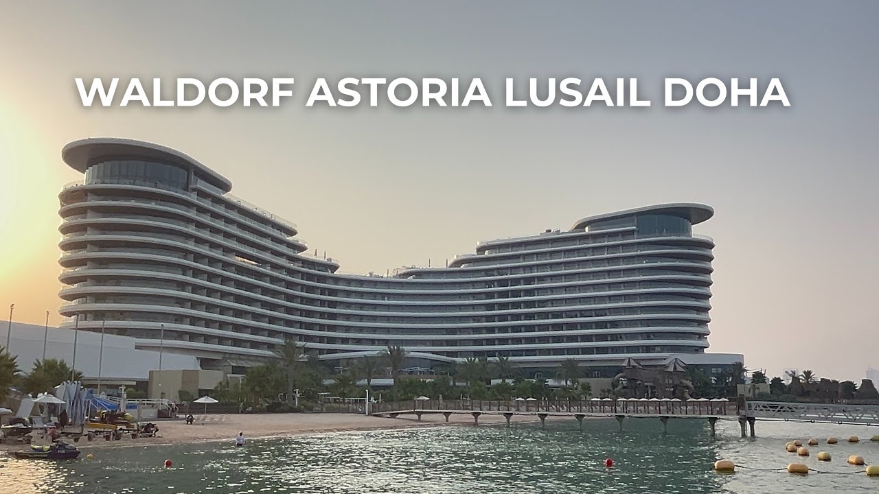 WALDORF ASTORIA LUSAIL & DOHA // Полный обзор (отель, еда, бассейн, пляж, развлечение итд)