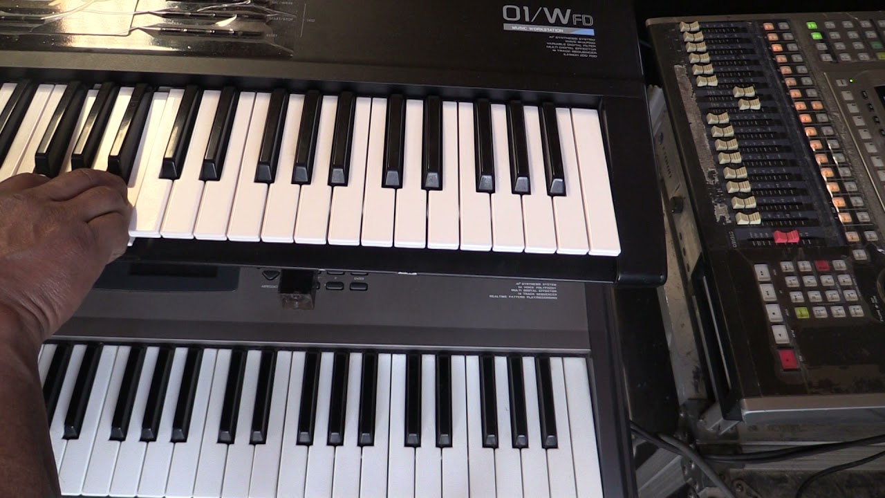 Korg N364  y Korg 01/W  comparando algunos sonidos