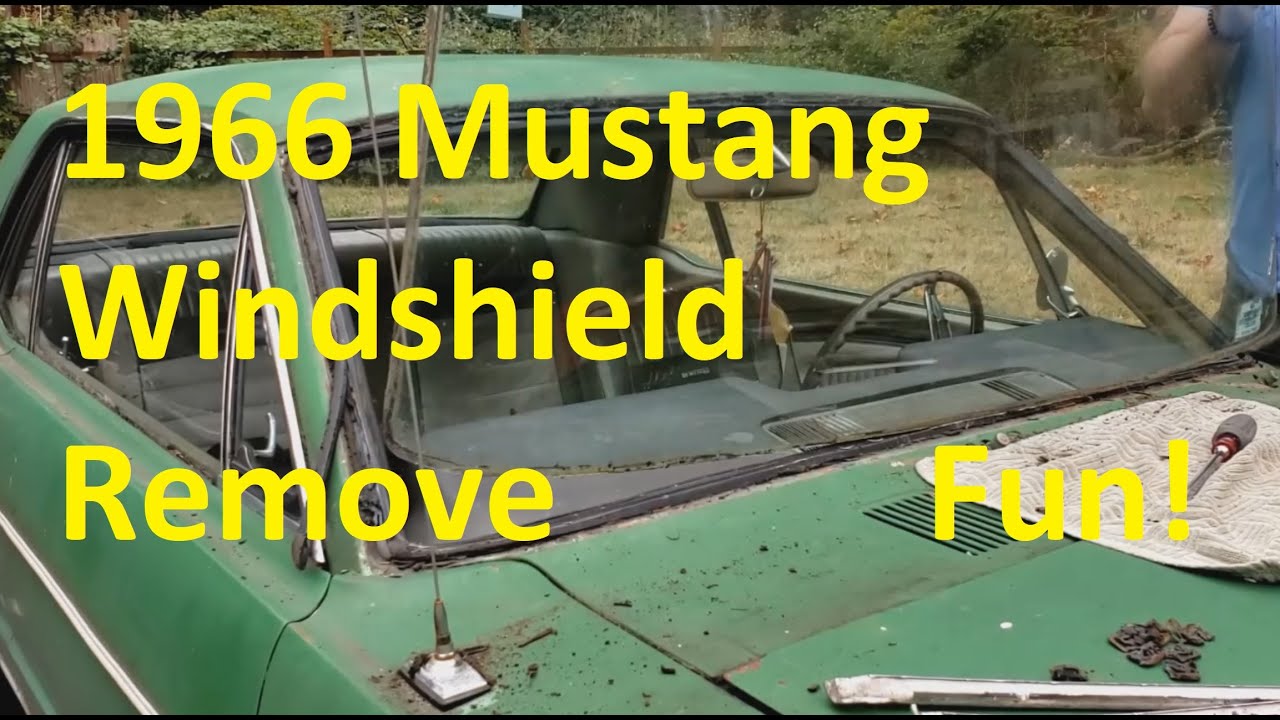 ep29 Bishops Garage - 1966 Mustang Windshield Removal