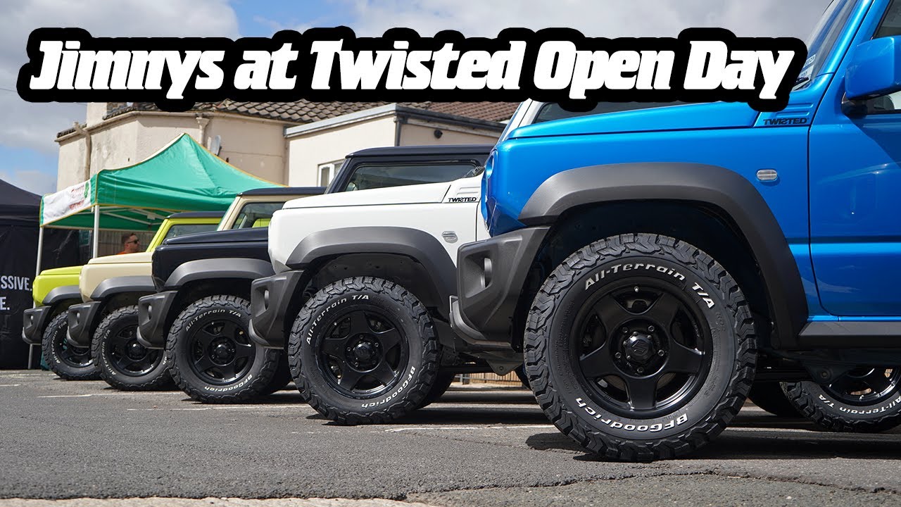 Suzuki Jimnys at Twisted Automotive Open Day