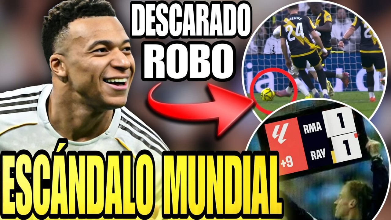 🚨 NUEVO ROBO del REAL MADRID en LIGA ❌️ PENAL regalado a MBAPPÉ y AÑADEN TIEMPO EXTRA 💥