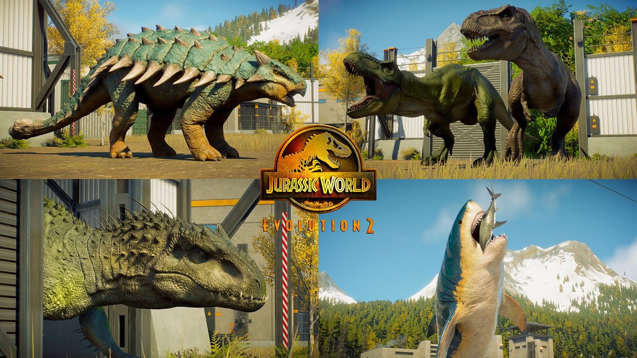 RELEASE ALL 110 LAND AND MARINE DINOSAURS SPECIES IN WASHINGTON STATE - Jurassic World Evolution 2