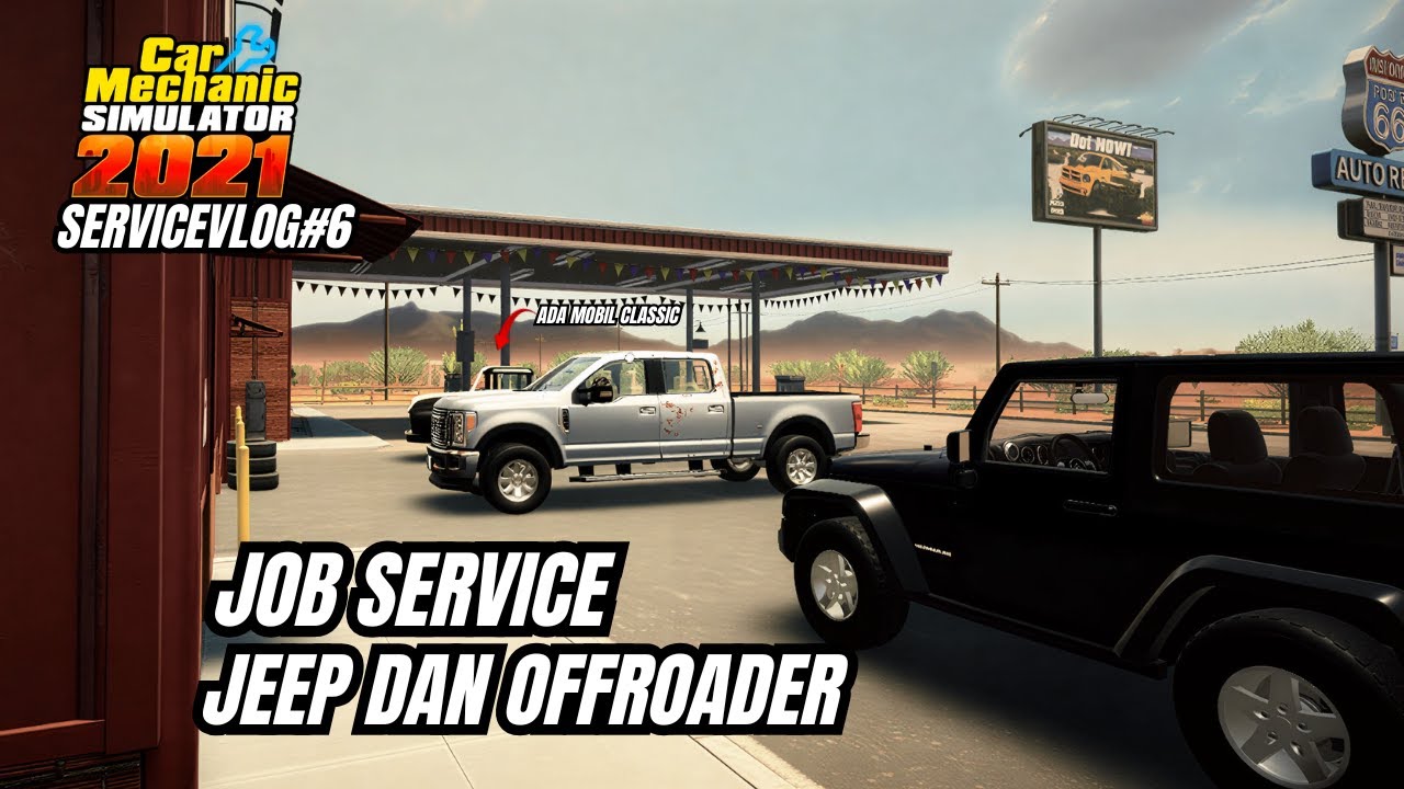 PERBAIKAN MOBIL KONSUMEN KALANGAN JEEP SUV DAN MOBIL VINTAGE - CAR MECHANIC SIMULATOR 2021
