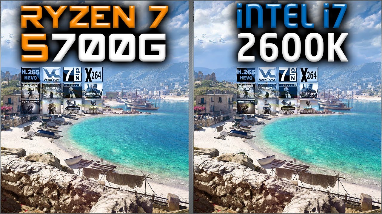 Ryzen 7 5700G vs i7 2600K Benchmarks &ndash; 15 Tests 🔥