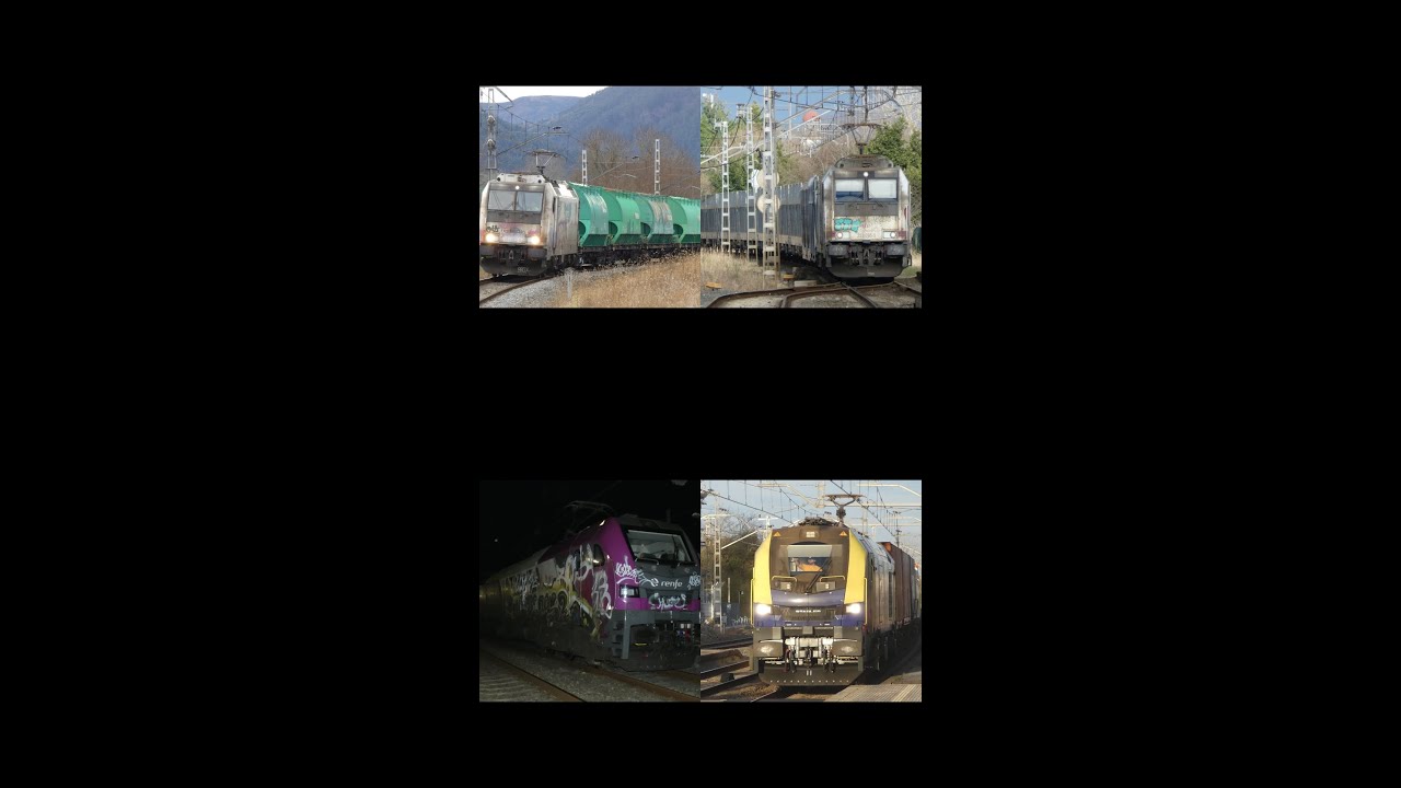 trenes espectaculares por diferentes sitios, empresas y locomotoras parte 15