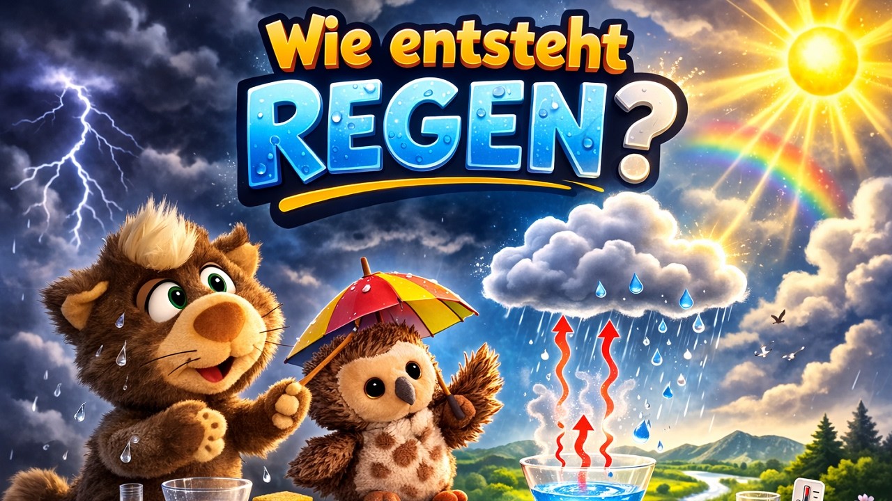 🌈☔ Wie entsteht Regen? – Martha erklärt’s bei Kallis Gute-Laune-Show