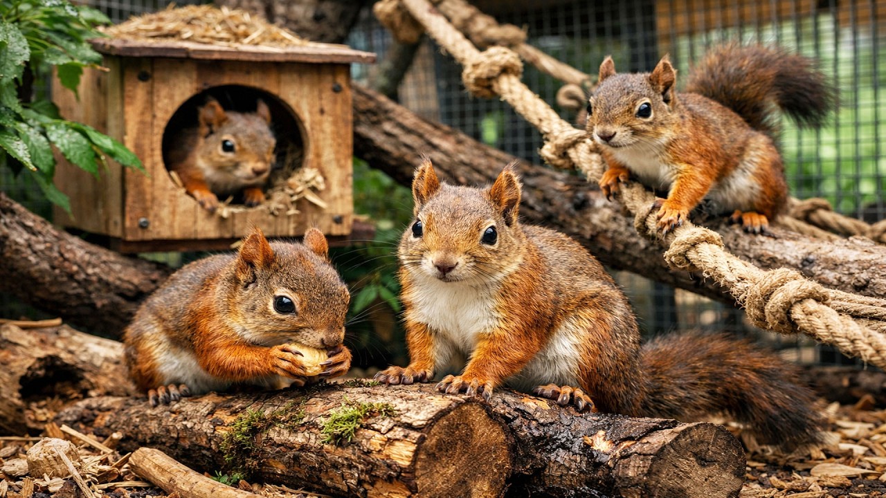 Raising Eastern Gray Squirrels: Controlled Breeding for Exotic Pets & Sustainable Meat