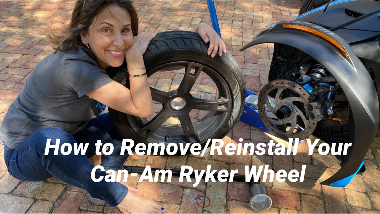 Как снять и установить колесо Can-Am Ryker