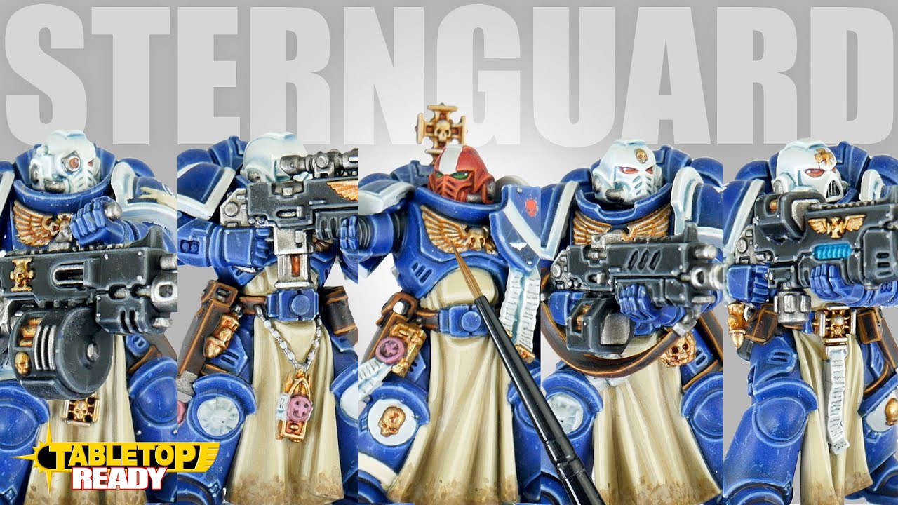 Как покрасить ветеранов космодесанта Sternguard для Warhammer 40,000