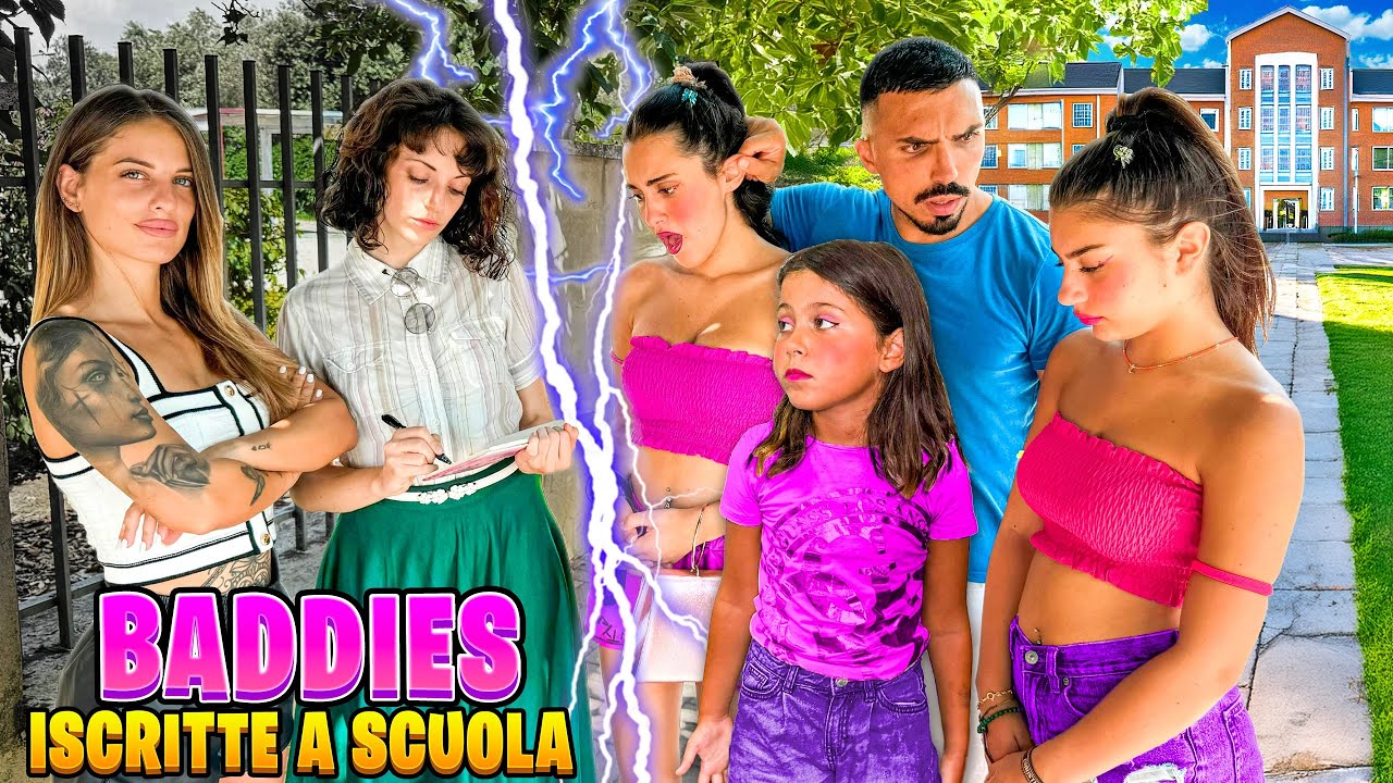 ILARY E ZIA NICOLE VERE BADDIES SI ISCRIVONO A SCUOLA E LA BABYSITTER LE MANDA IN DUE CLASSI DIVERSE