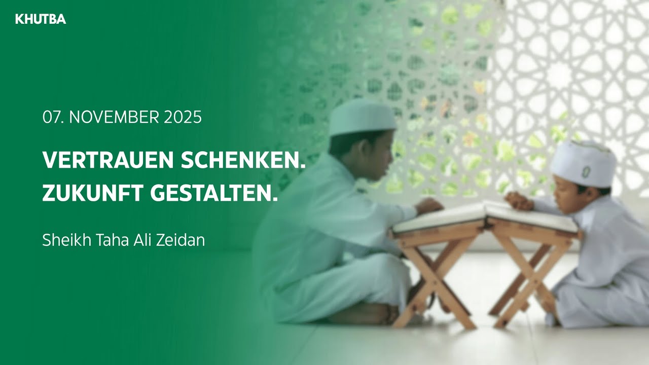 Vertrauen schenken. Zukunft gestalten. I Taha Ali Zeidan