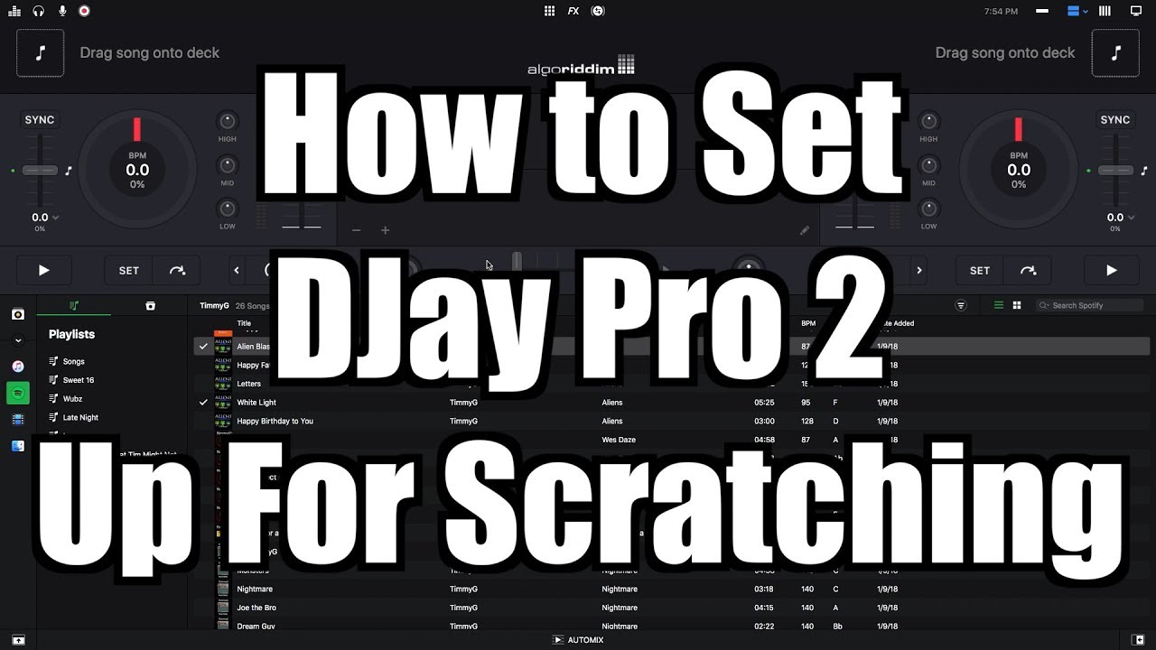 Algoriddim DJay Pro 2 Tutorial: How to set DJay Pro 2 up for Scratching – TimmyG