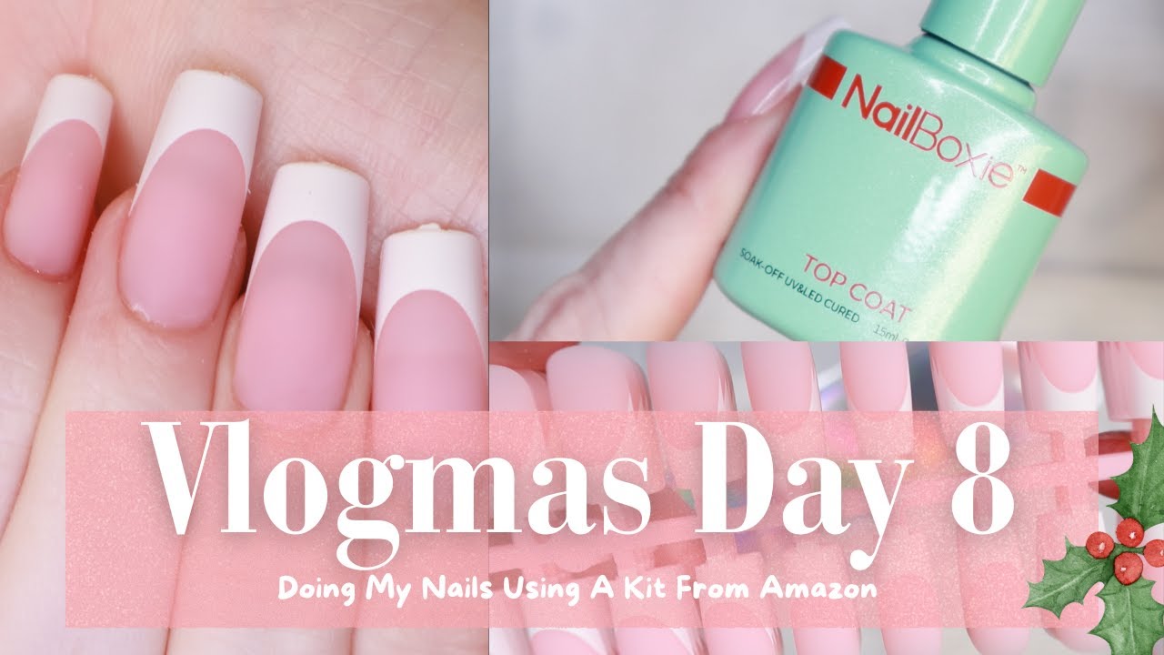 Doing my nails using amazon products - Vlogmas day 8!