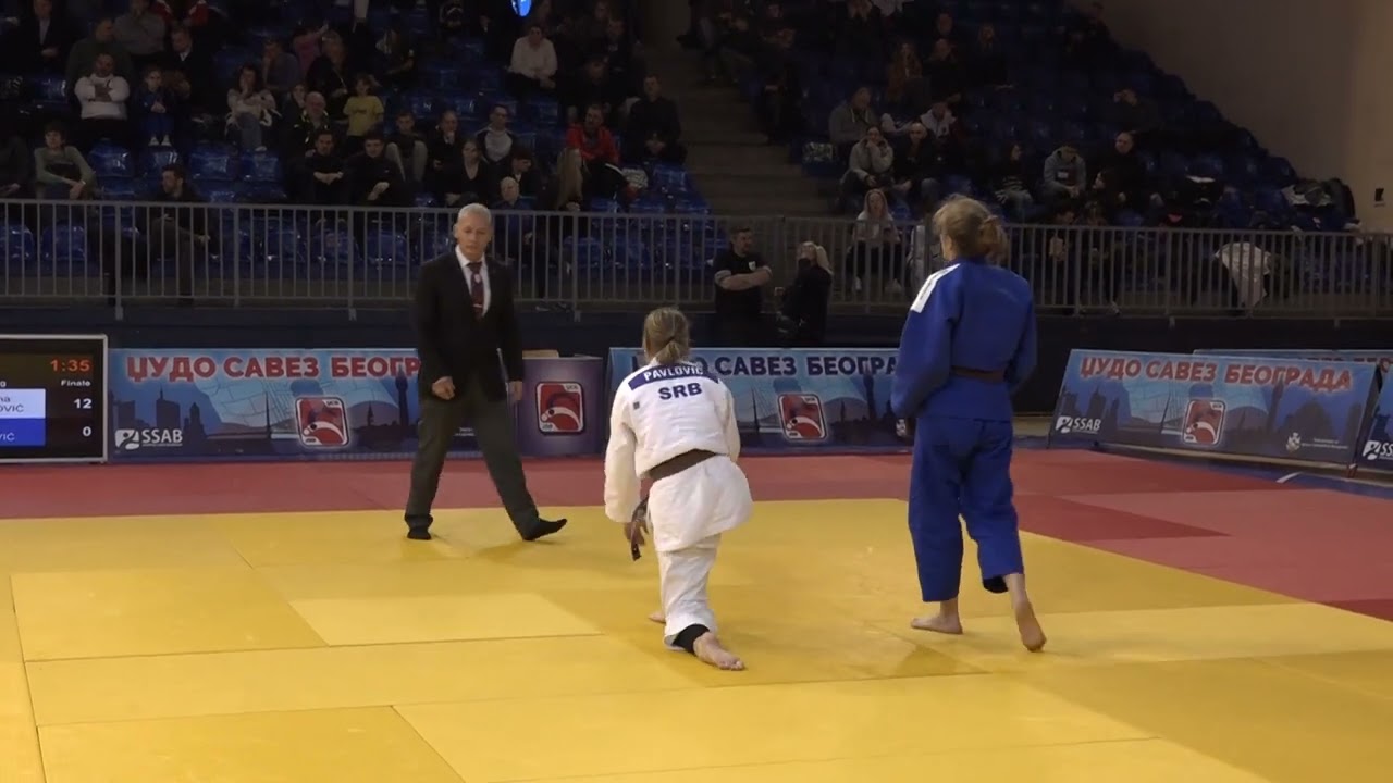 Anđelina Pavlović CZB Sonja Lazović CZB 1:0 -52kg #PrvenstvoBeogradaKadeti2026 FINAL