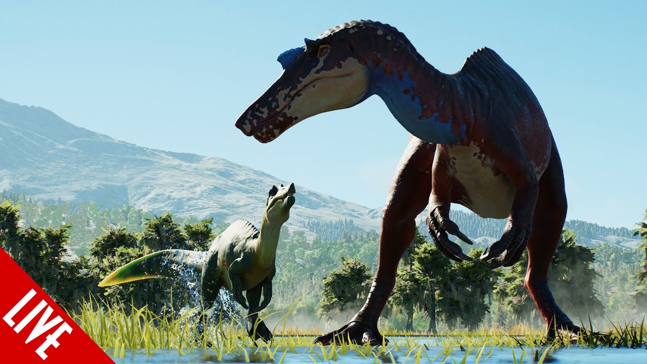 🔲 13 Hours Of JWE3! Building a Swamp Ecosystem | Jurassic World Evolution 3