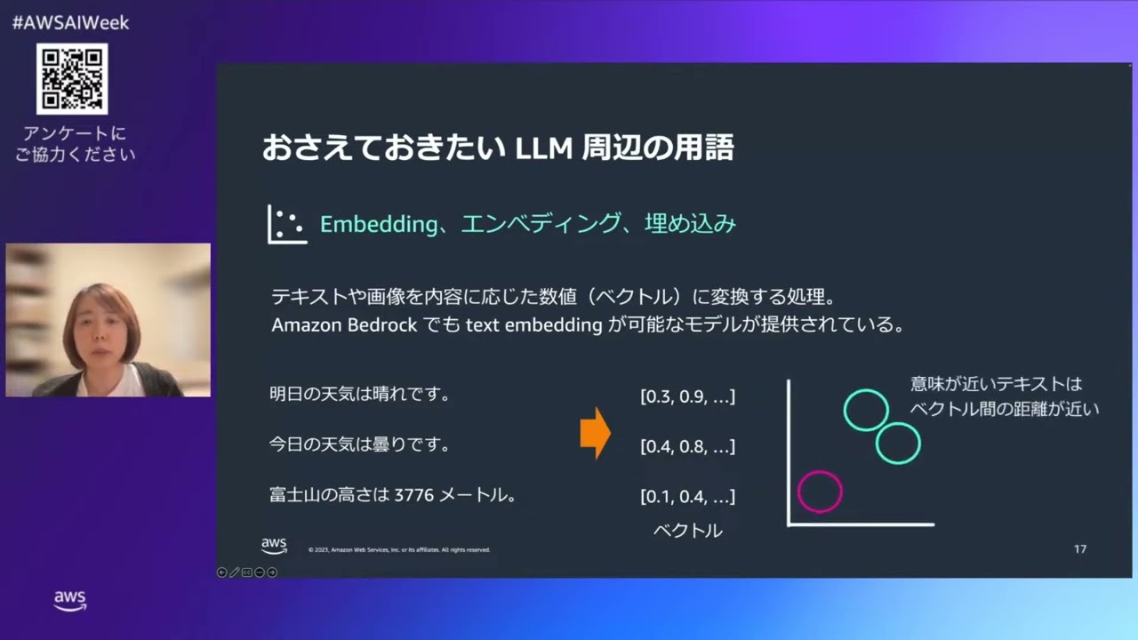 大規模言語モデル( LLM) 活用パターンとアーキテクチャ | AWS AI Week For Developers (アドバンストトラック)