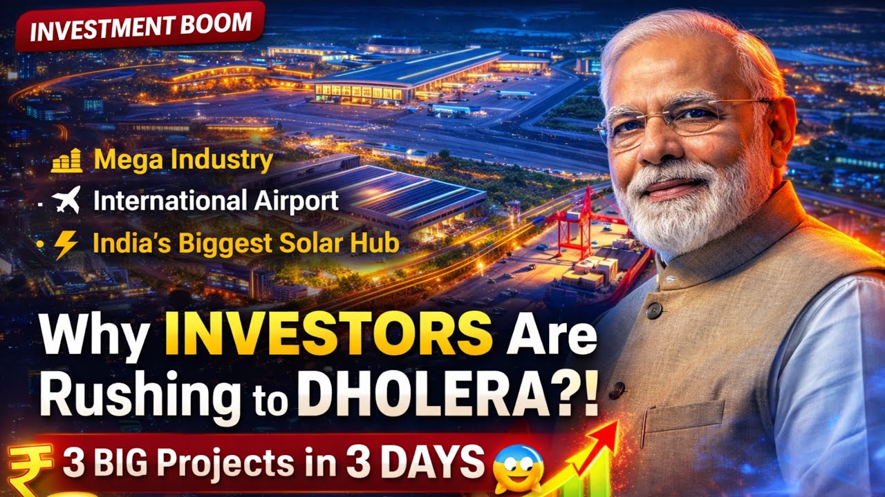Why INVESTORS Rushing to DHOLERA? 3 Big Projects in 3 Days!! @the_pop_up