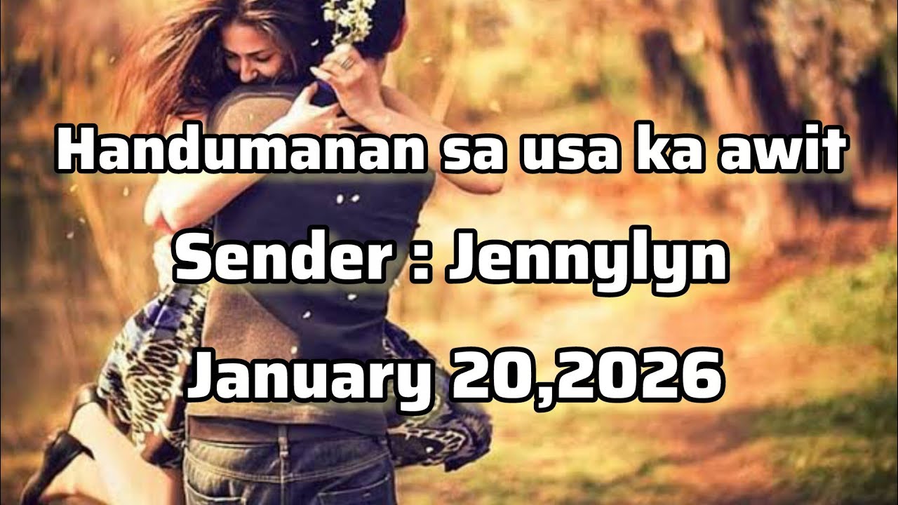 Handumanan sa usa ka awit sender Jennylyn January 20 2026