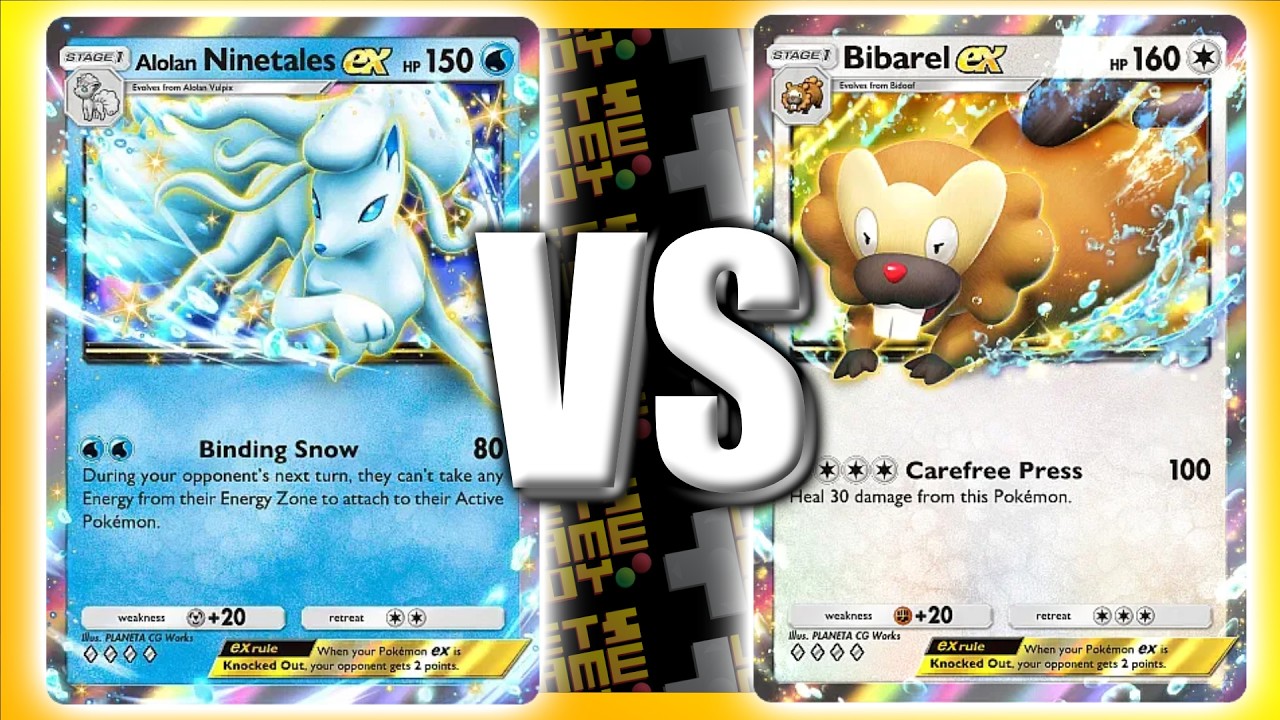 Pokemon Pocket | Rank | February 2026 | Alolan Ninetales EX Deck Vs Bibarel EX Deck Full Battle
