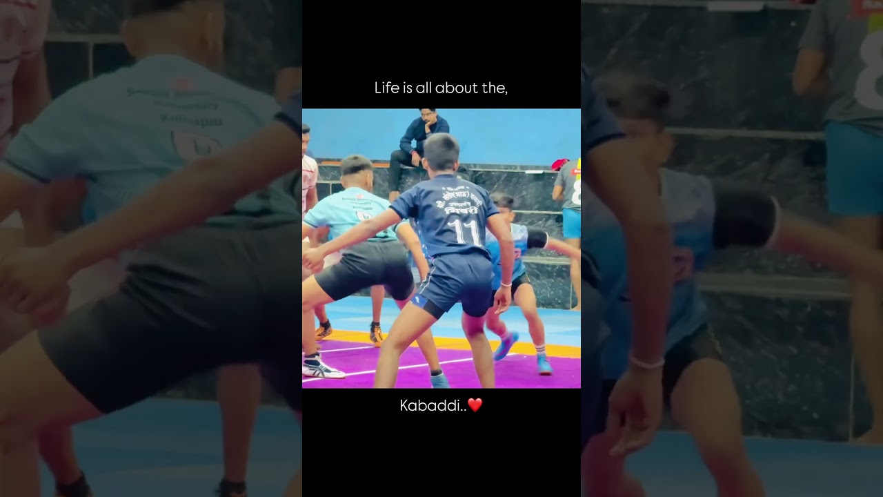 Life is all about the kabaddi..💪❤️ #kabaddilover #kabaddi #minivlog
