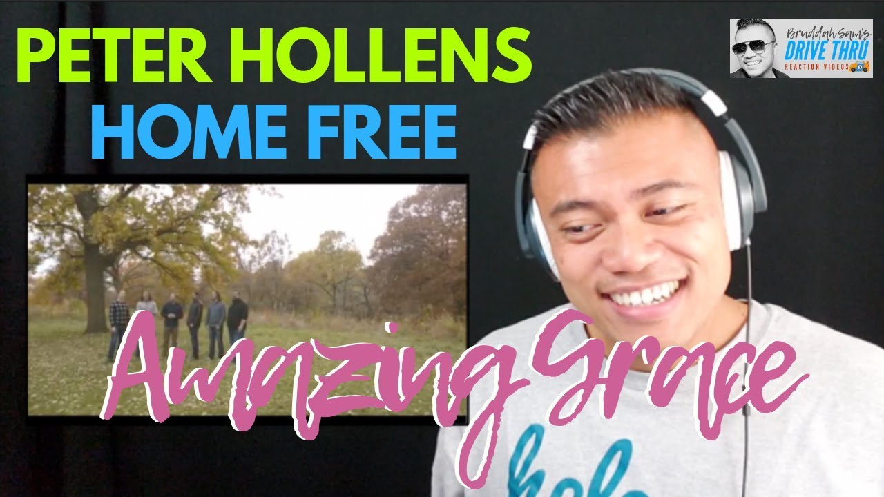 AMAZING GRACE with Peter Hollens & Home Free | Drive Thru REACTION vids with Bruddah Sam