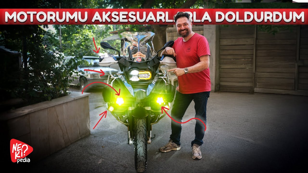 MOTORUMU AKSESUARLA DOLDURDUM! | BMW R 1250 GS ADVENTURE